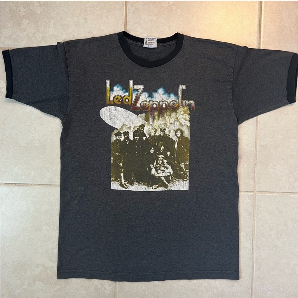 Led Zeppelin Vintage Bayside Ringer Tee